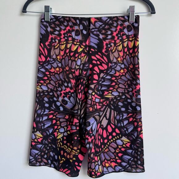 Yitty Mesh Me Smoothing High Waist Short Butterfly Wings Print Womens Medium - Picture 3 of 11